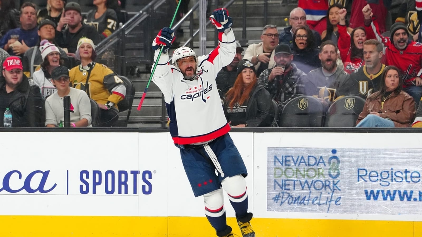 Alex Ovechkin&#39;s hat trick fuels Capitals past Golden Knights