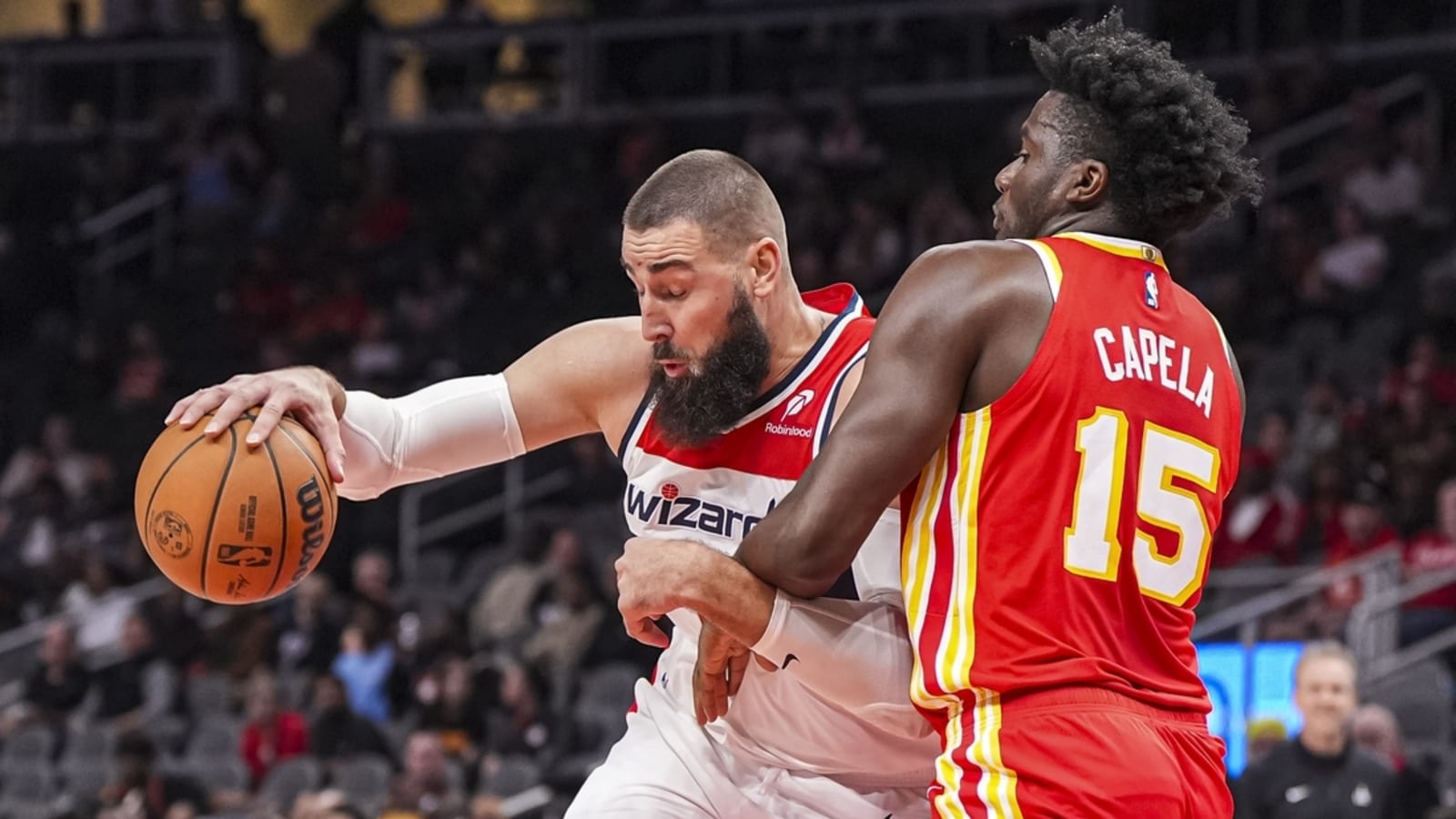 Wizards edge Hawks to notch first win of season