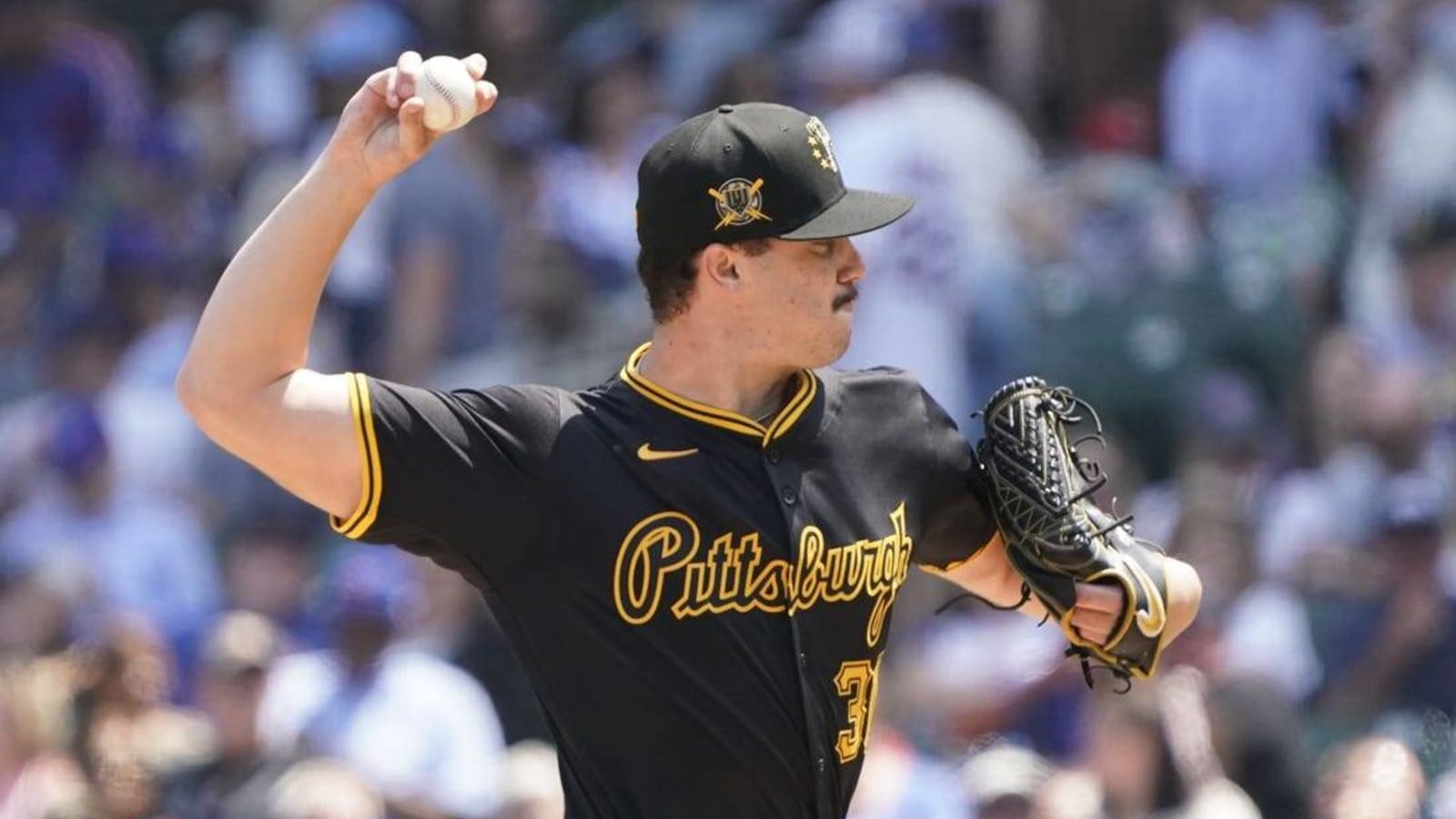 Paul Skenes fans 11 in six no-hit innings, leads Pirates past Cubs