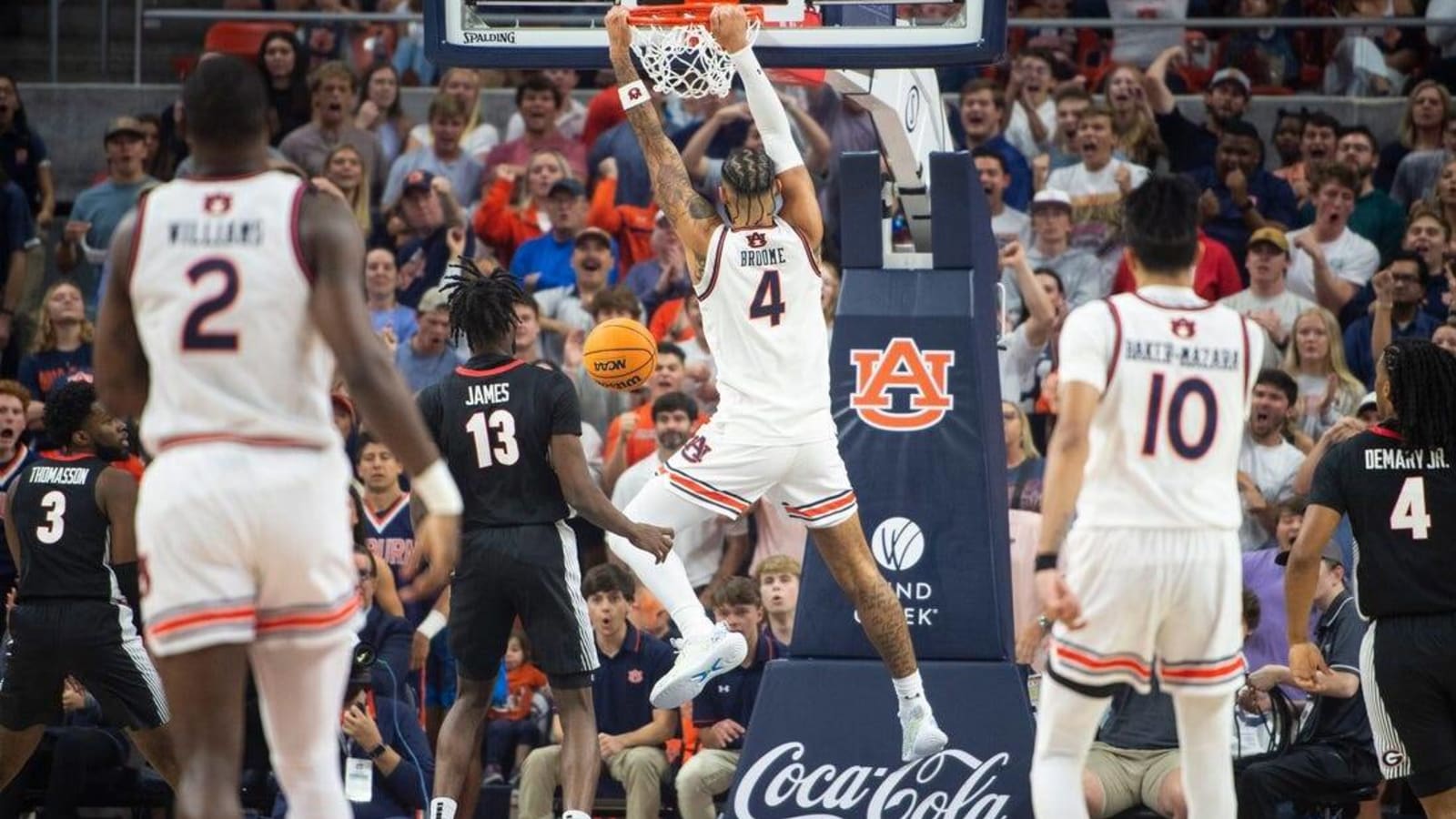 Denver Jones ignites No. 13 Auburn in win over Georgia