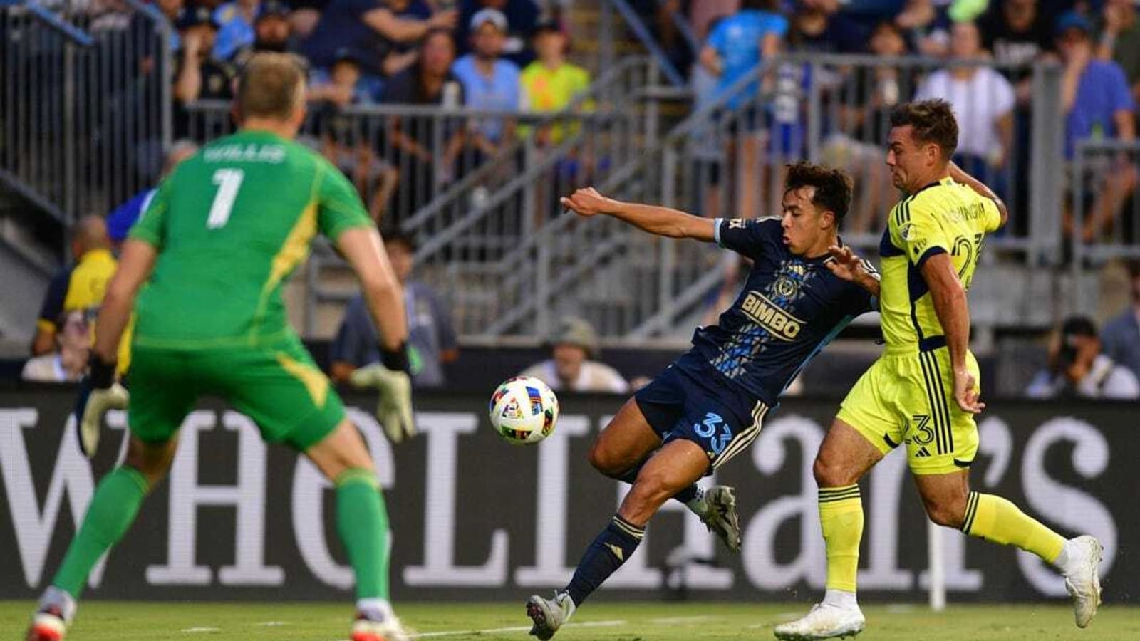Daniel Gazdag (hat trick), Union blank Nashville SC