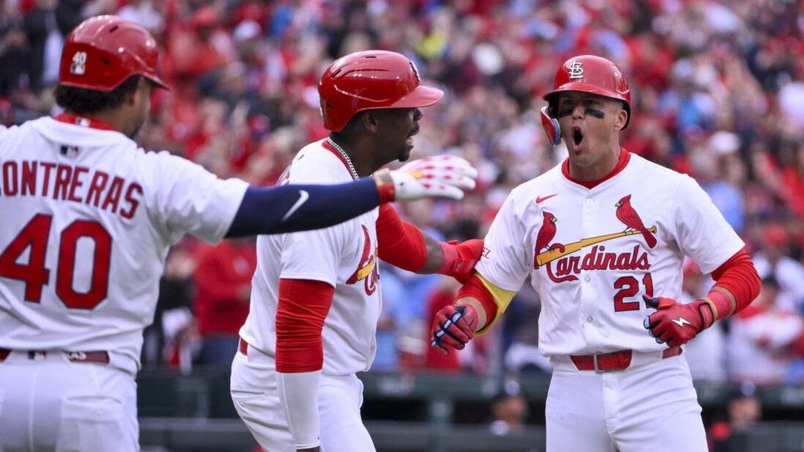 Lars Nootbaar helps Cardinals win home opener vs. Twins