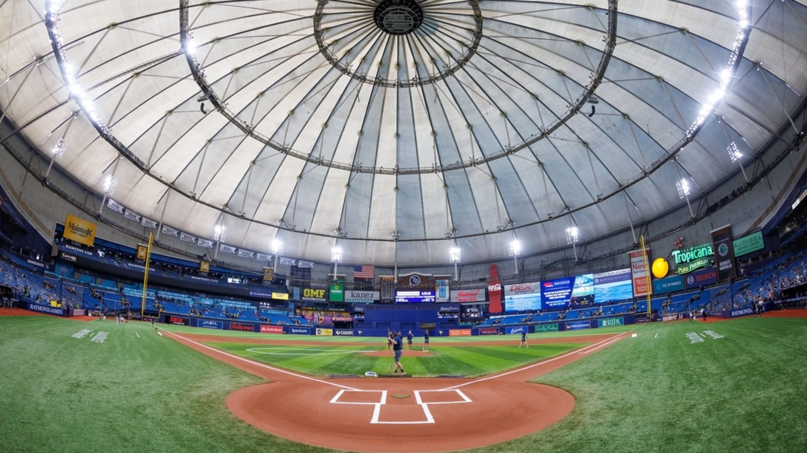 Hurricane Milton destroys Tropicana Field's roof