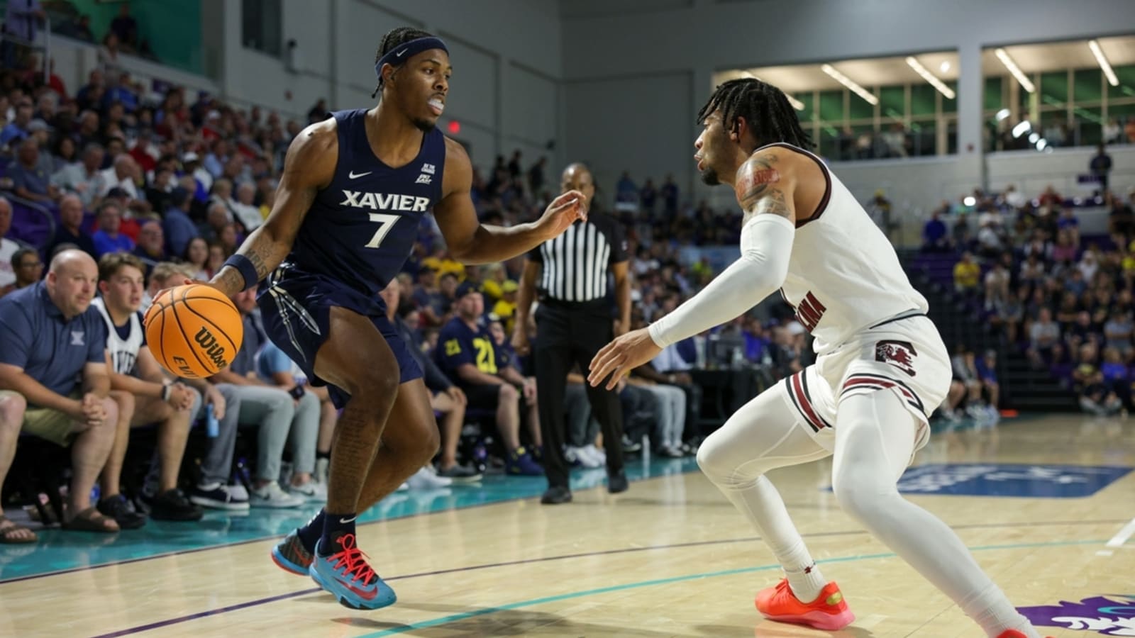 No. 22 Xavier stays undefeated with 75-66 win over South Carolina