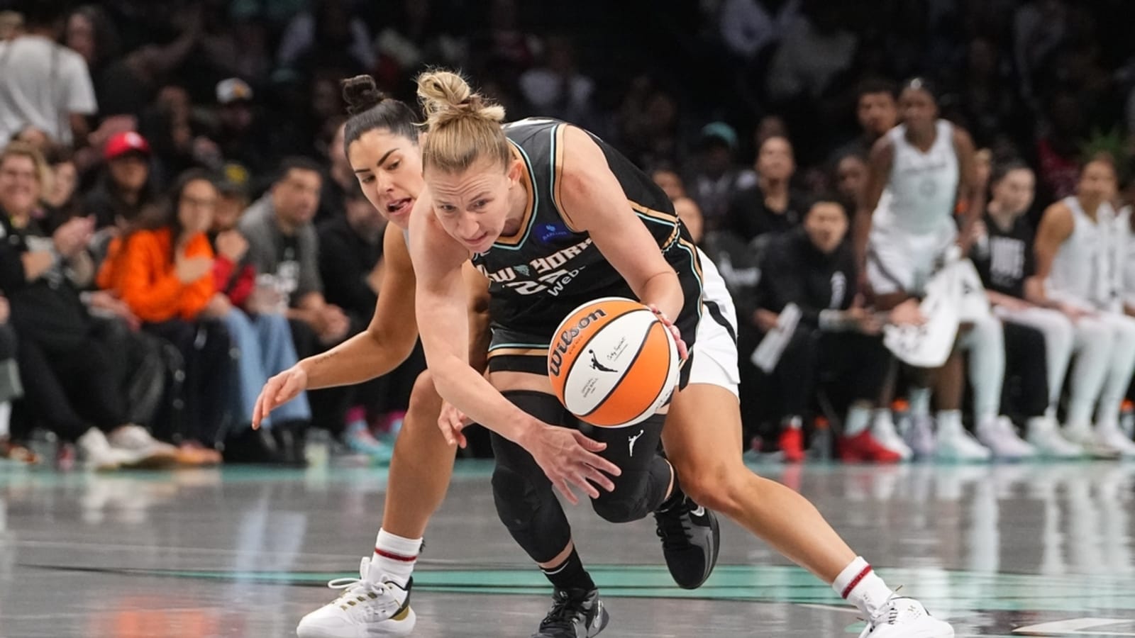 Liberty strike first in semifinal series with Aces