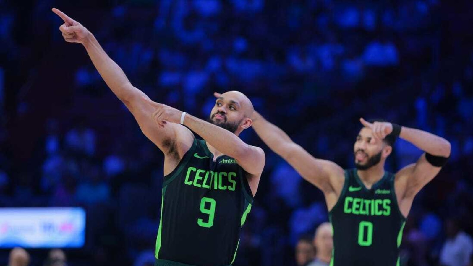 Celtics overcome slow start to freeze Heat
