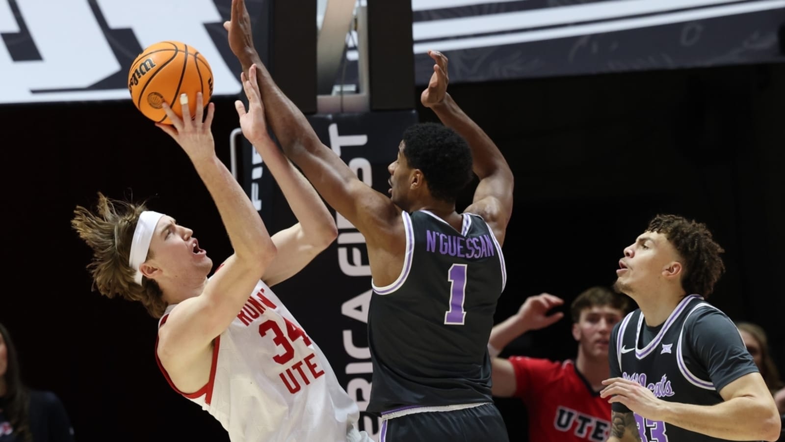 Utah hangs on to clip Kansas St.