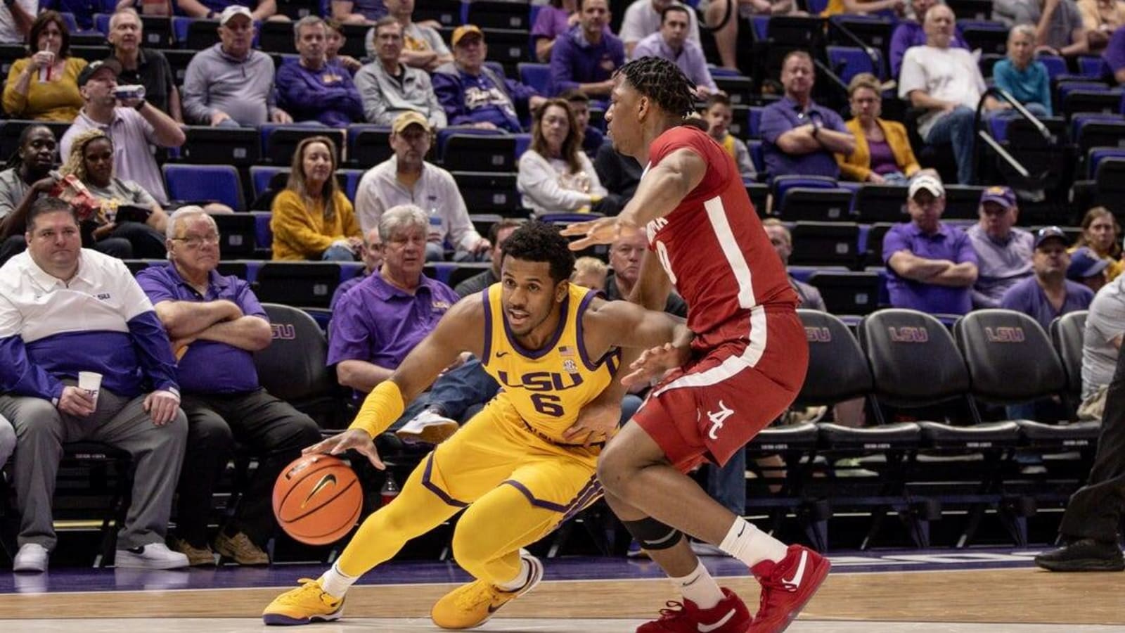 Huge second half carries No. 16 Alabama past LSU 109-92