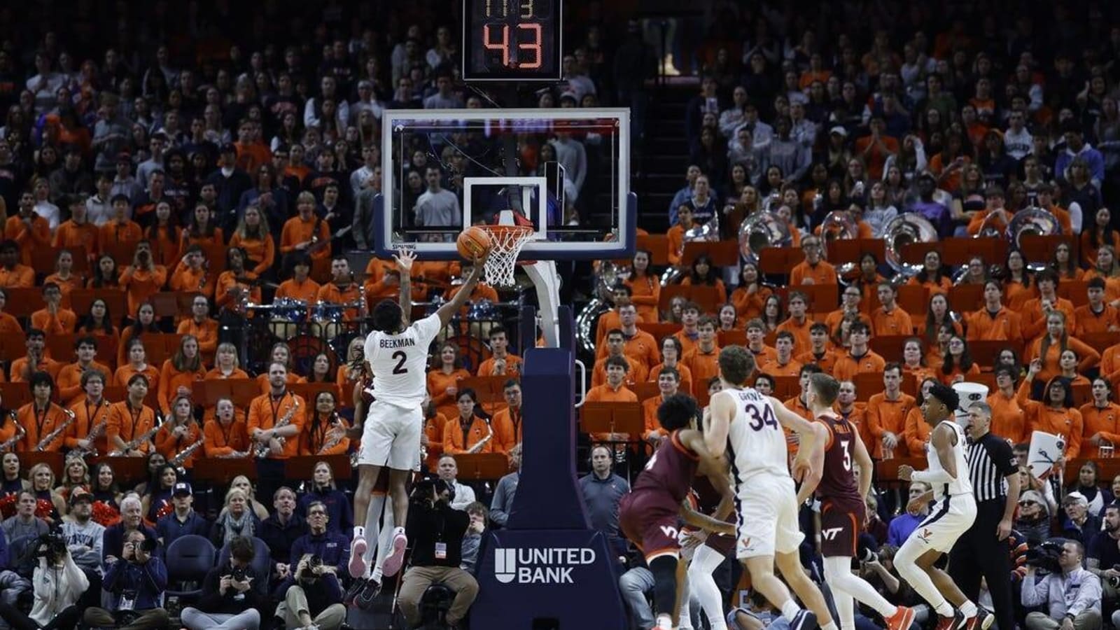 Virginia runs past Virginia Tech to stay perfect at home