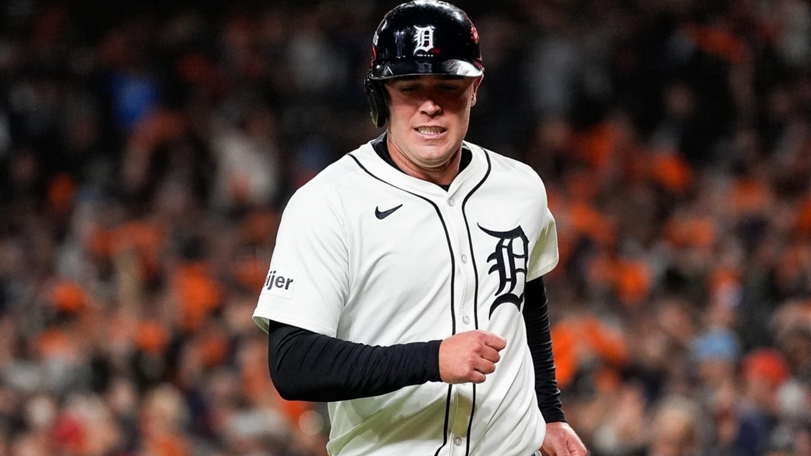 Tigers&#39; Kerry Carpenter out of lineup in Game 5 vs. Guardians