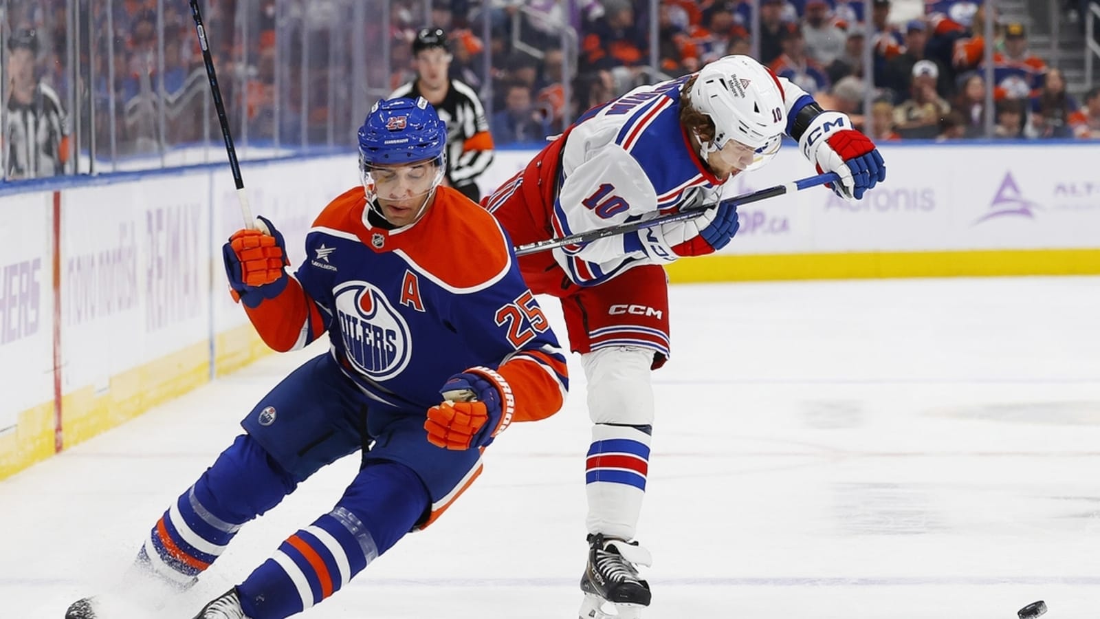 Connor McDavid, Oilers rough up Rangers