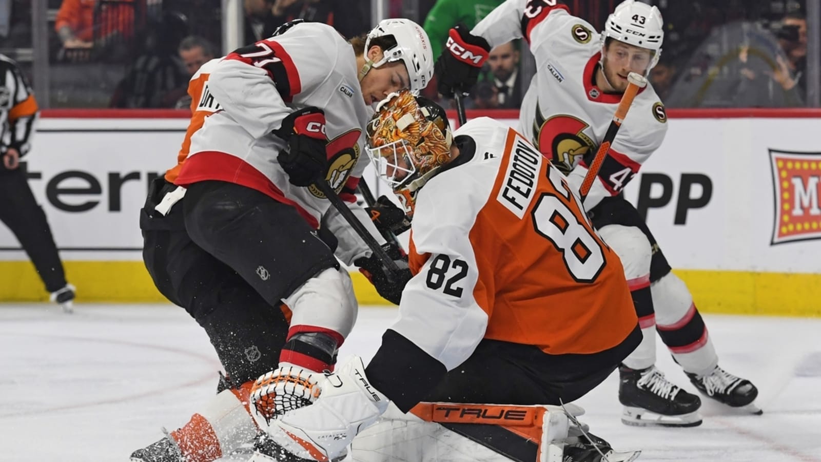 Michael Amadio, Senators stay hot, handle Flyers