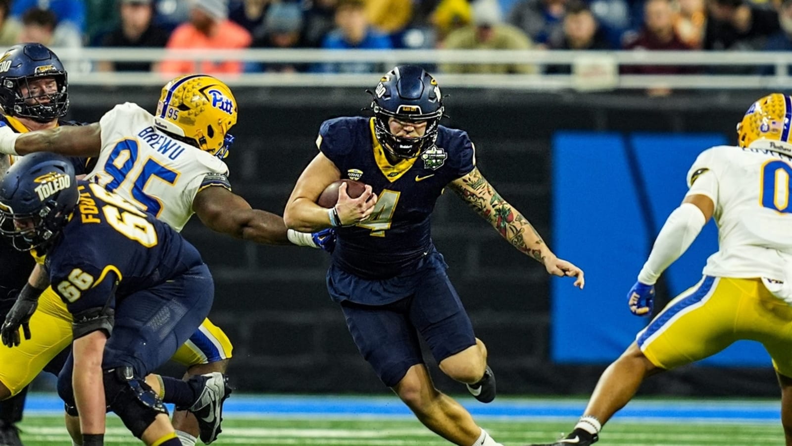 Toledo outlasts Pitt in six OTs in GameAbove Sports Bowl