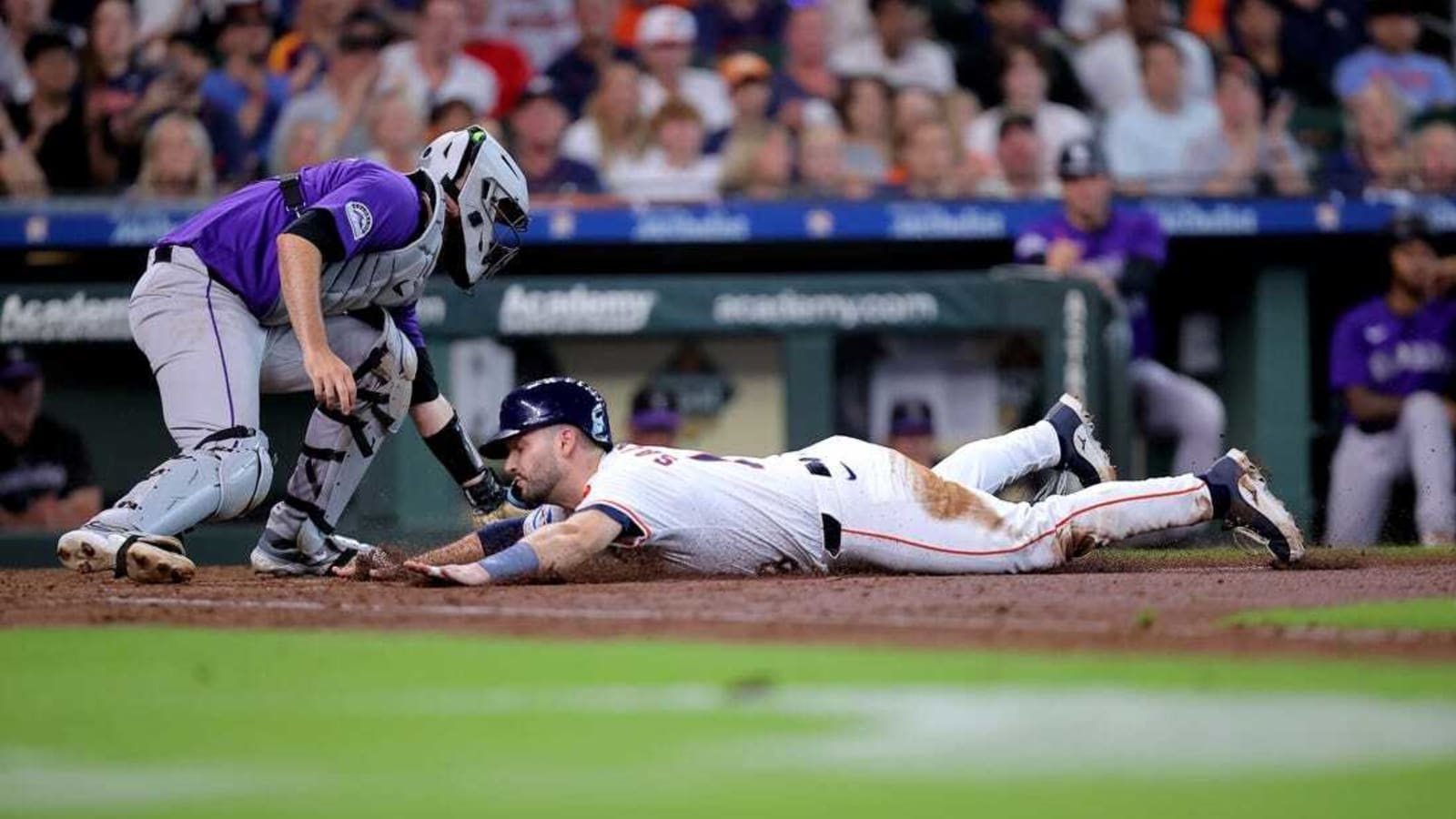 Spencer Arrighetti, Astros coast by Rockies