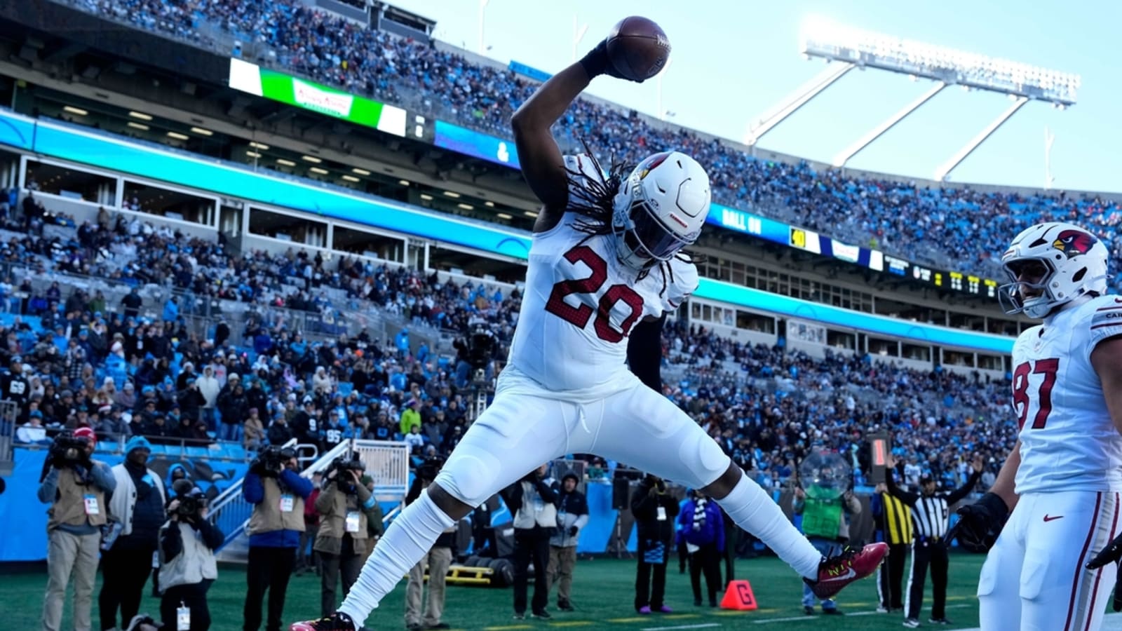 Chuba Hubbard helps Panthers eliminate Cardinals