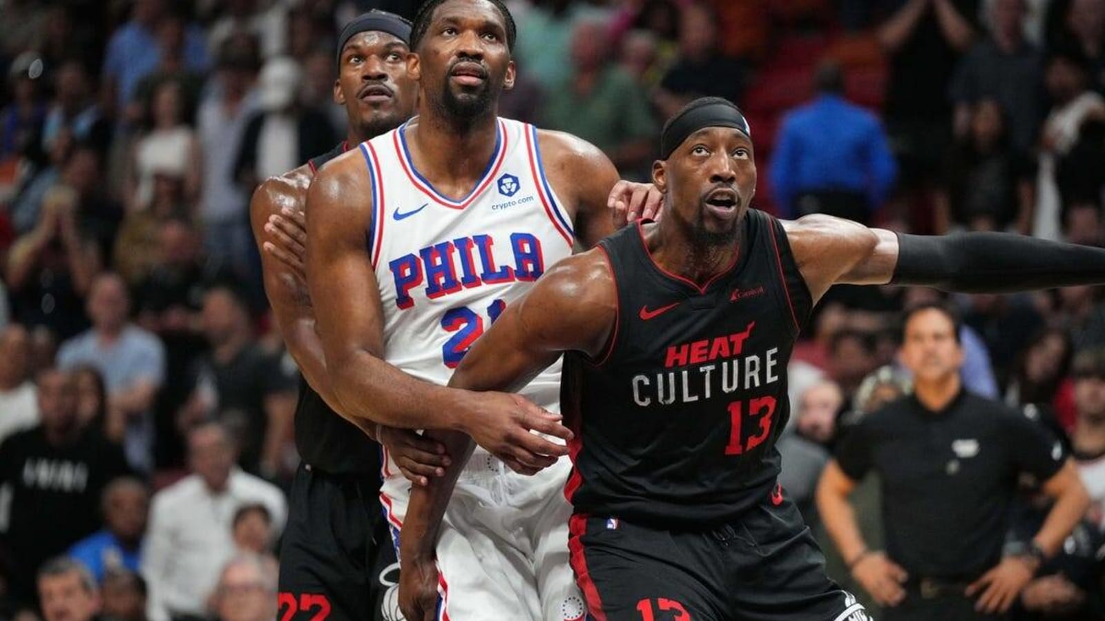 Joel Embiid&#39;s status looms over Heat-76ers play-in game