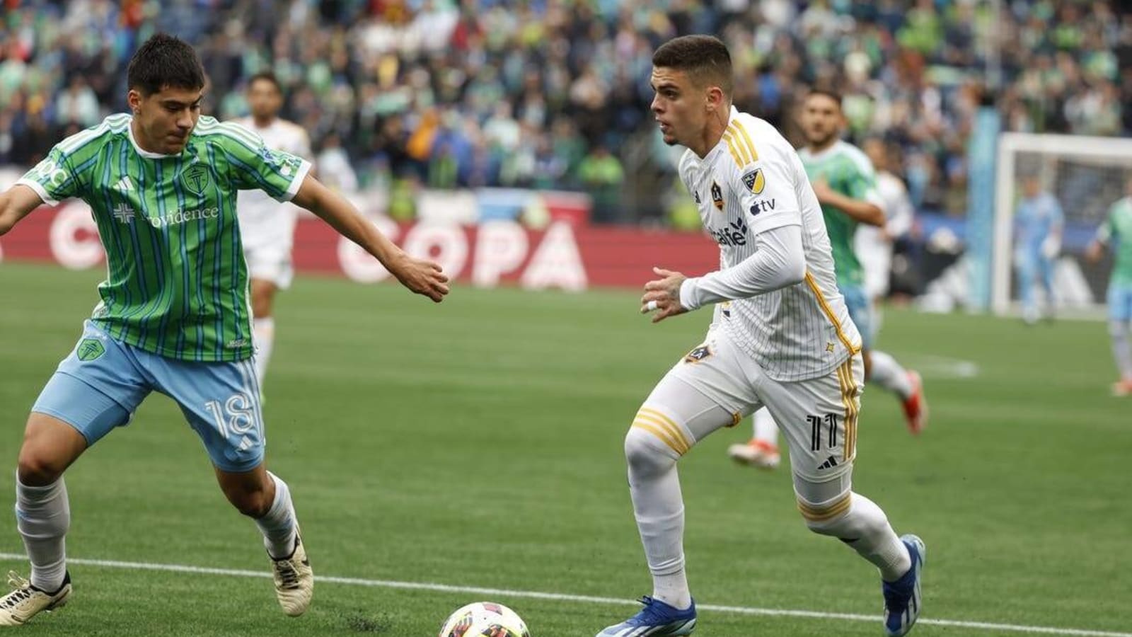 L.A. Galaxy earn road point at Seattle without two players