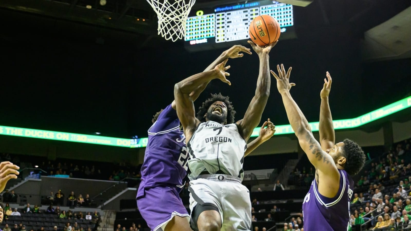 Balanced scoring pushes No. 12 Oregon past Stephen F. Austin
