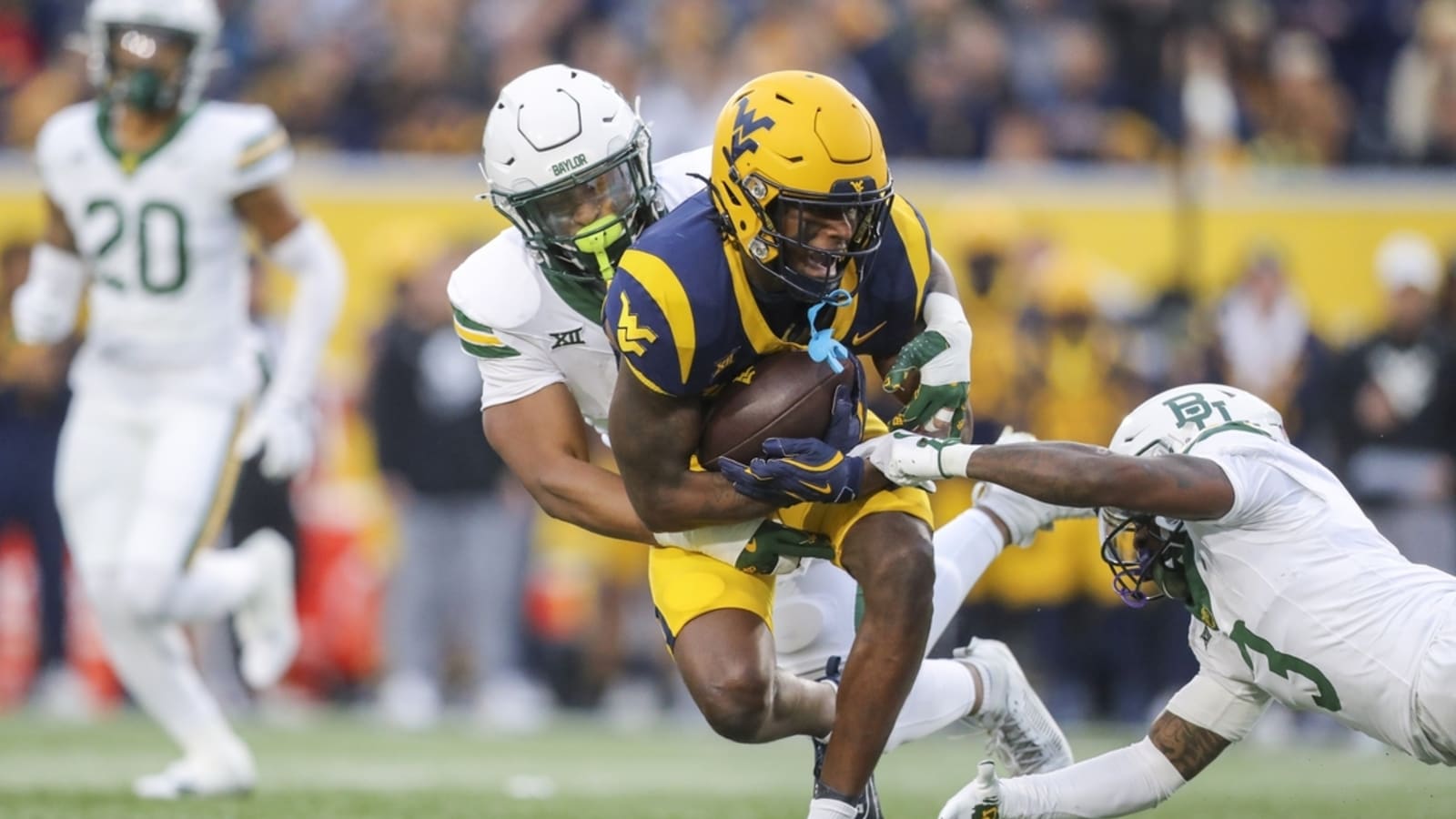 Bryson Washington racks up 4 TDs as Baylor outscores West Virginia
