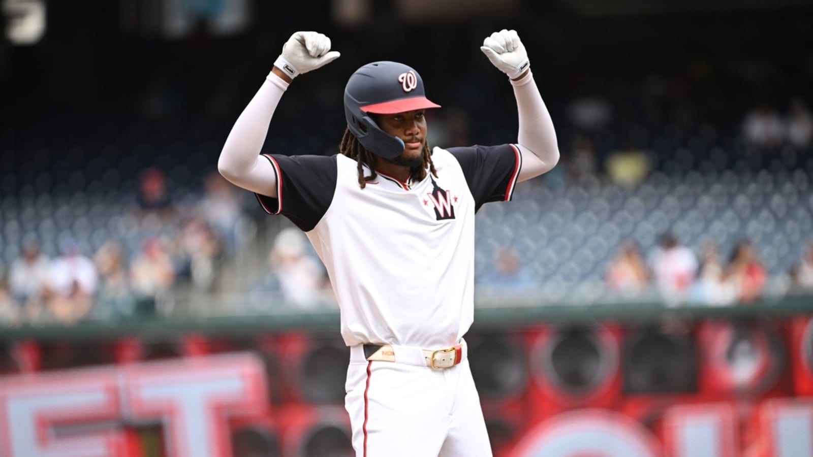 James Wood&#39;s 3-run triple helps Nationals defeat Brewers