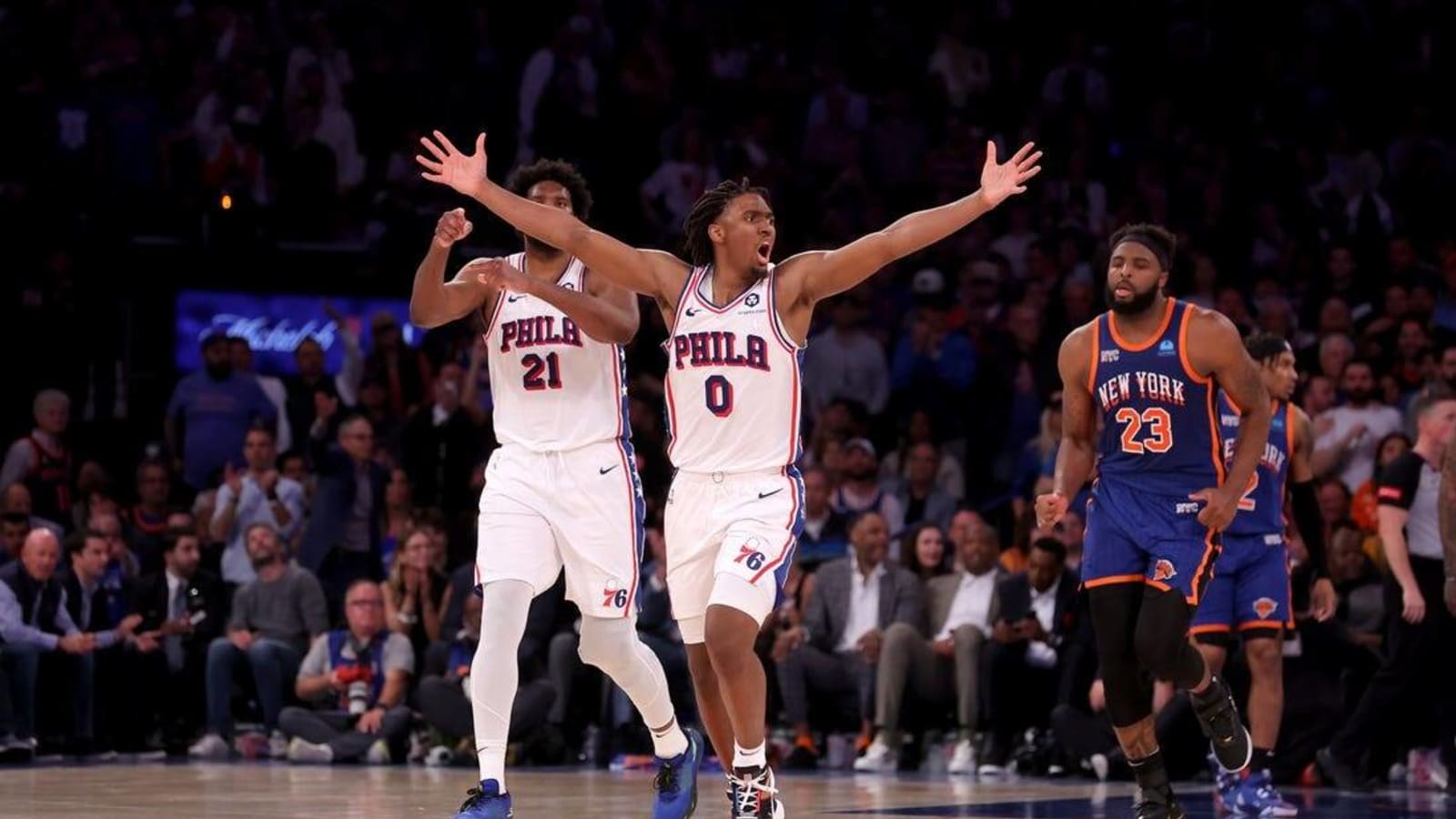 NBA roundup: 76ers fend off Knicks in OT, keep season alive