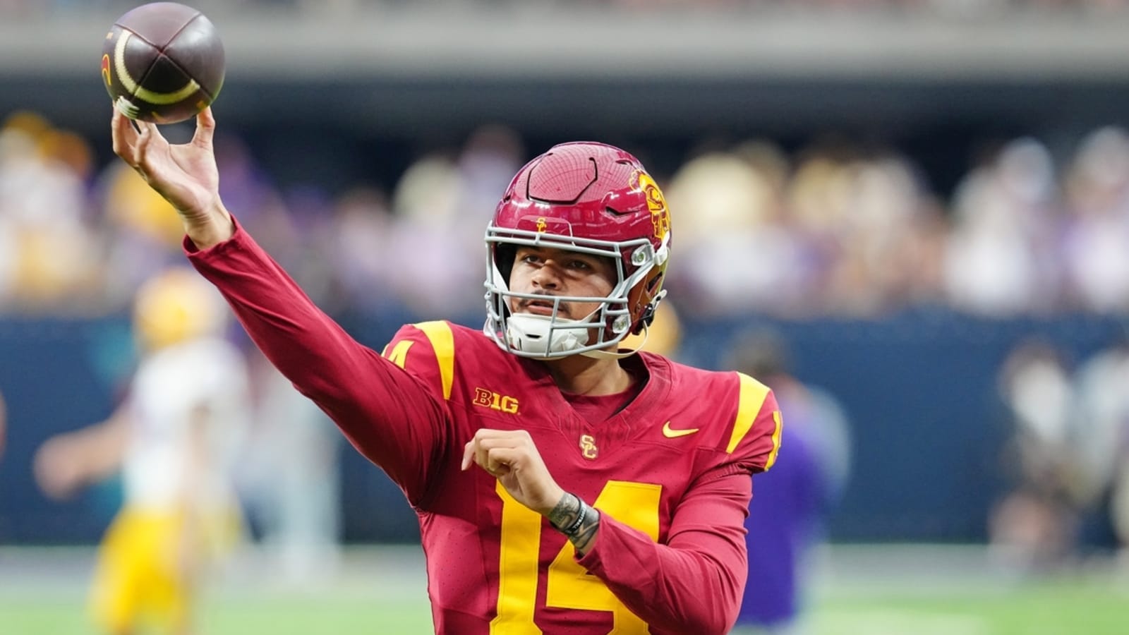 Jayden Maiava stellar in 1st start as USC holds off Nebraska