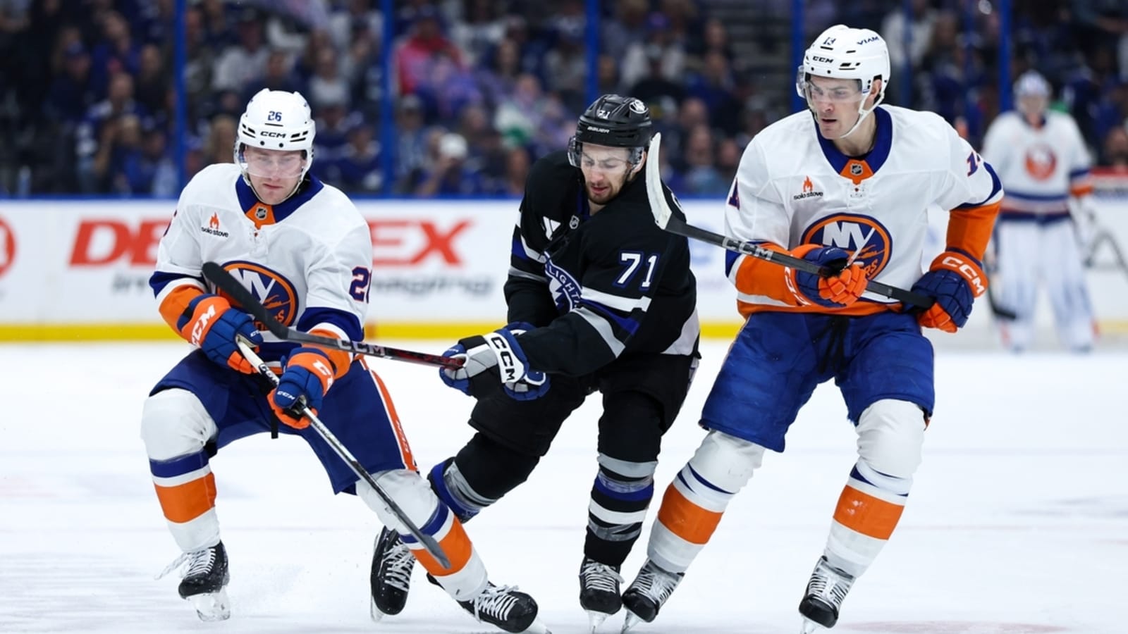 Newcomers help Islanders defeat Lightning in OT