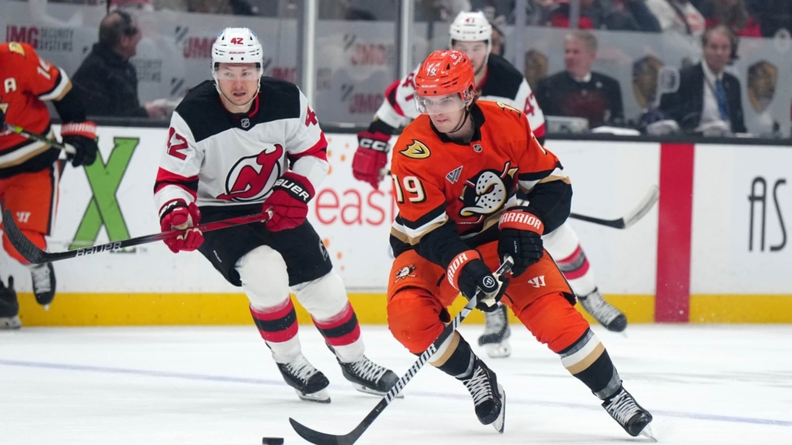 Ducks squander two-goal lead, still push past Devils