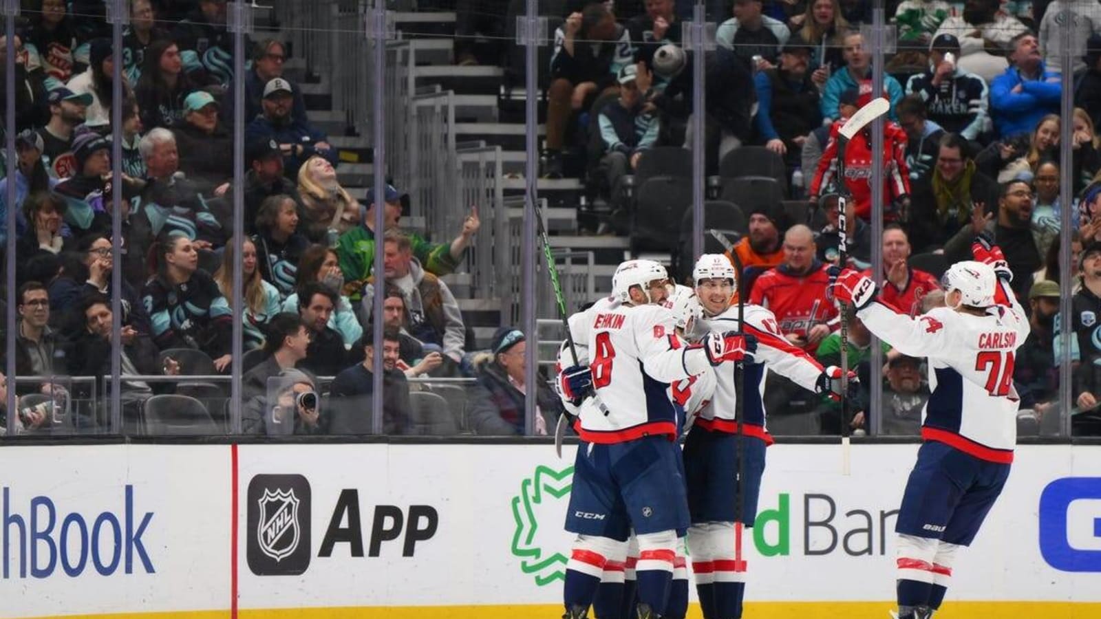 Chasing wild-card berth, Capitals clip Kraken