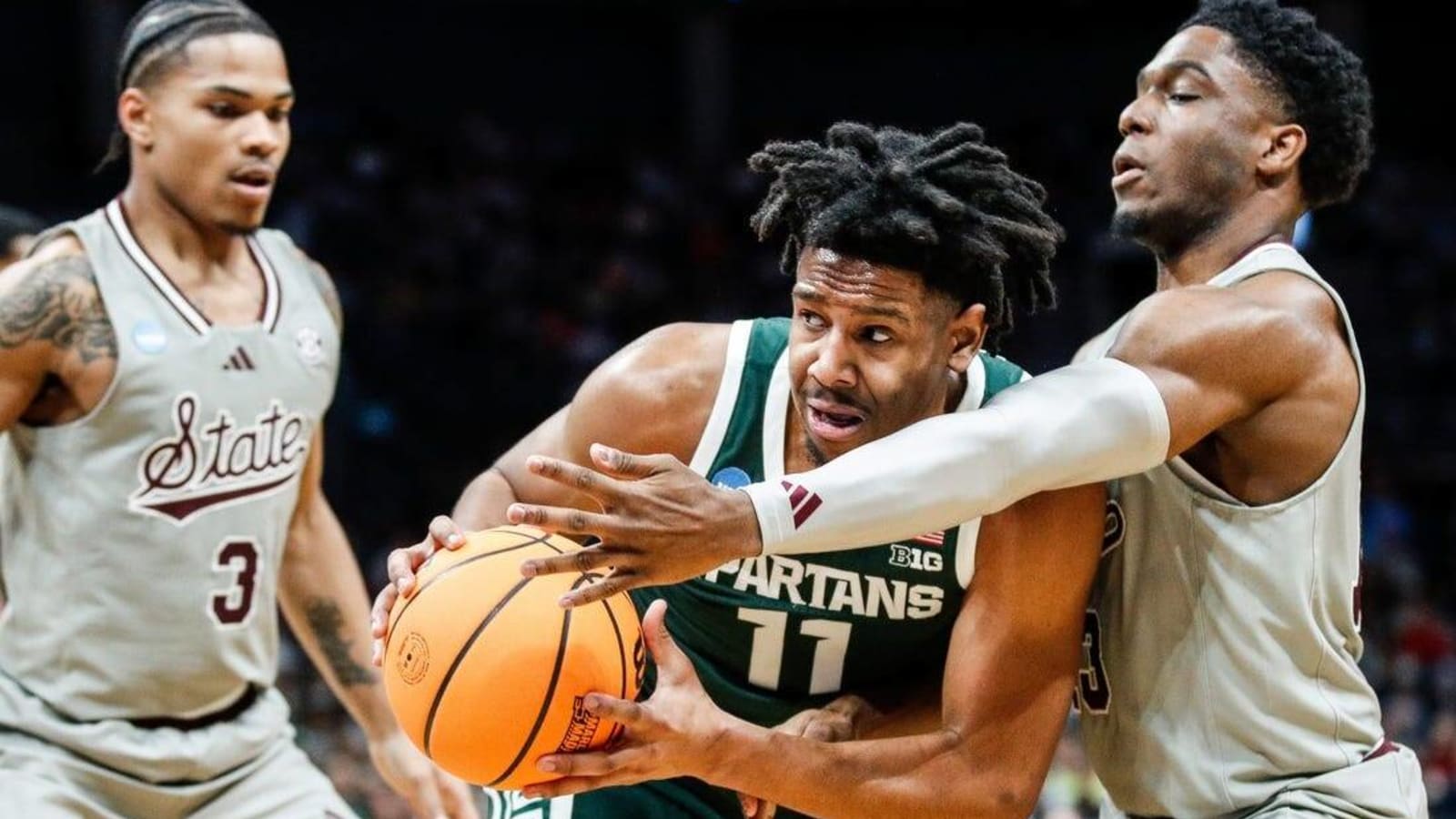 No. 9 Michigan State stifles No. 8 Mississippi State