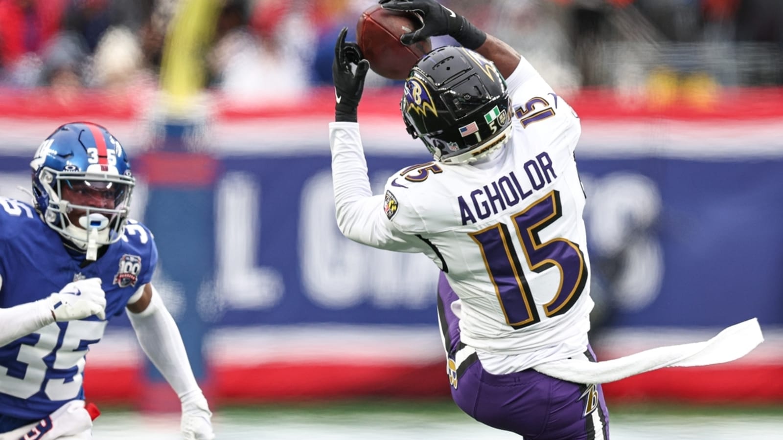 Ravens WR Nelson Agholor ruled out vs. Steelers