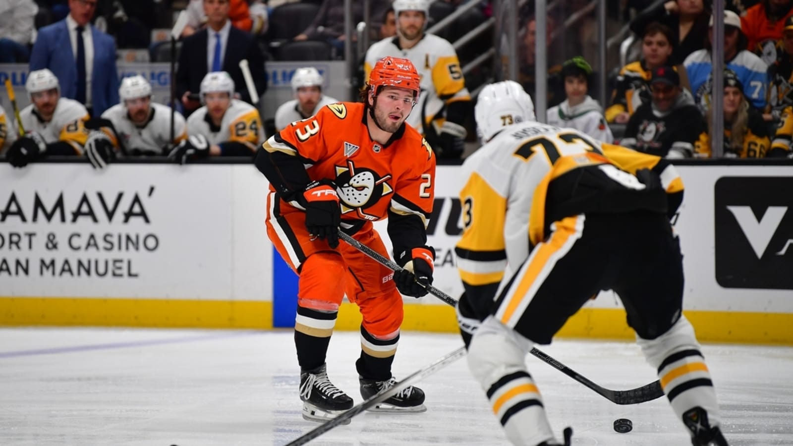 Mason McTavish, Alex Killorn drive Ducks past Penguins