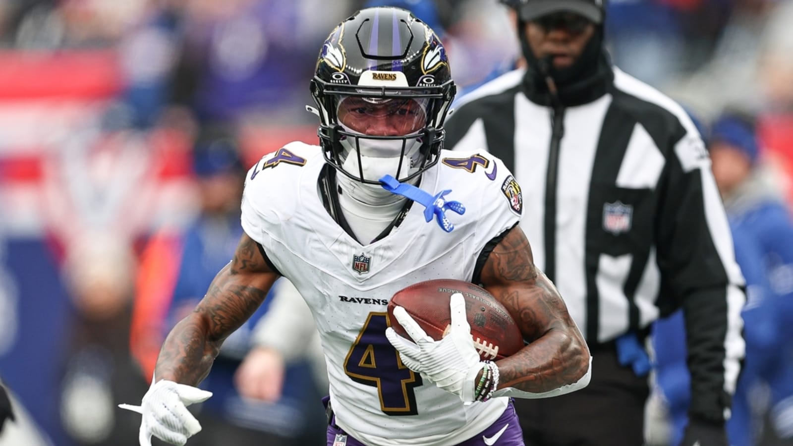 Ravens WR Zay Flowers (shoulder) questionable vs. Texans