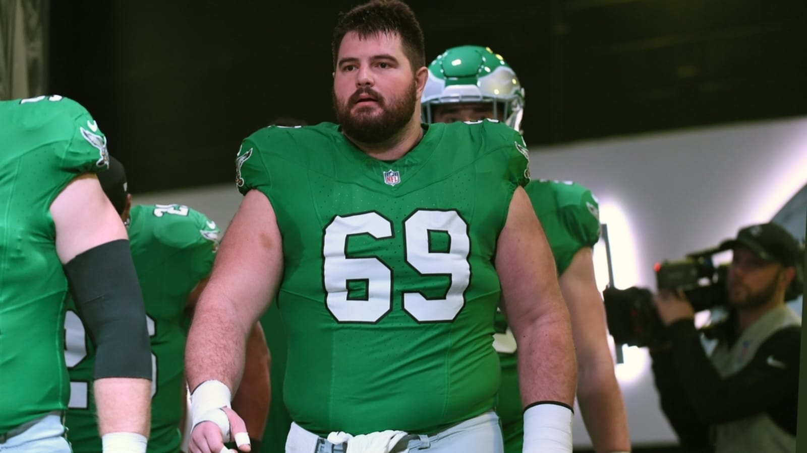 Eagles OG Landon Dickerson says knee surgery likely