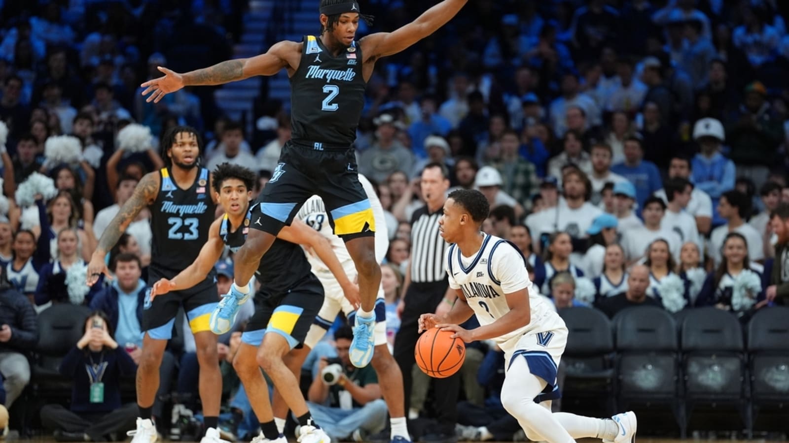 Villanova upsets No. 16 Marquette behind 3-point barrage
