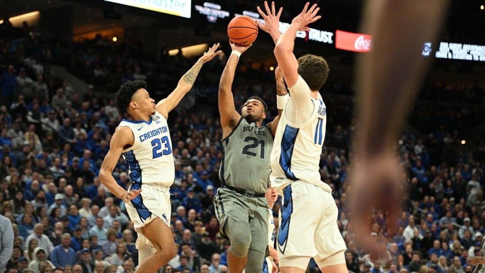 Clutch free throws help Butler upset No. 13 Creighton