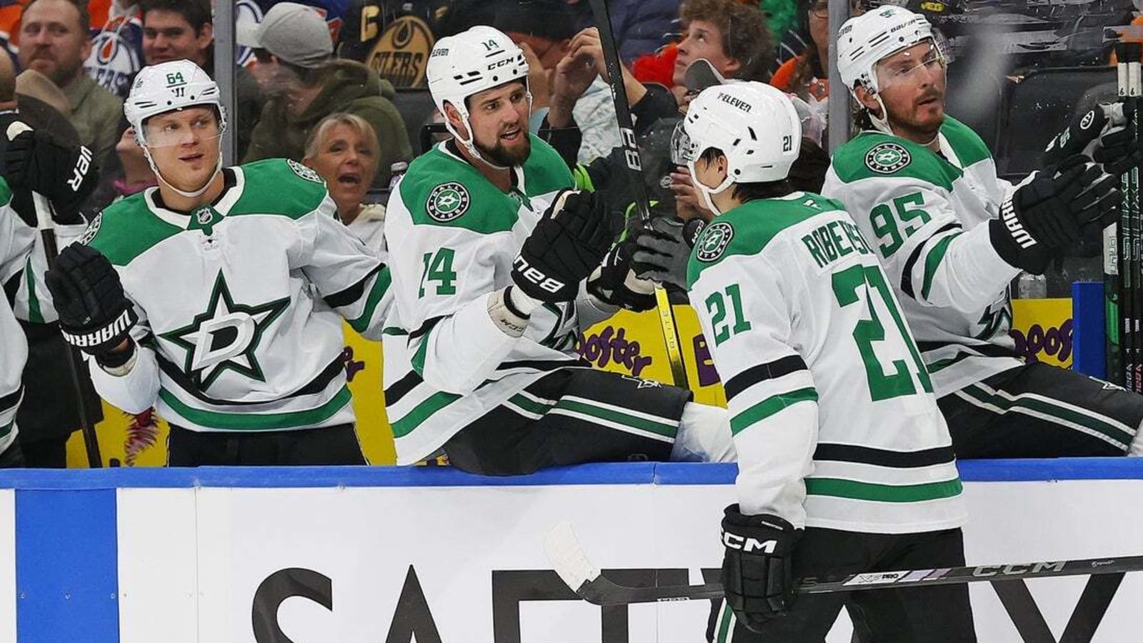 Jason Robertson&#39;s hat trick sparks Stars to win over Oilers