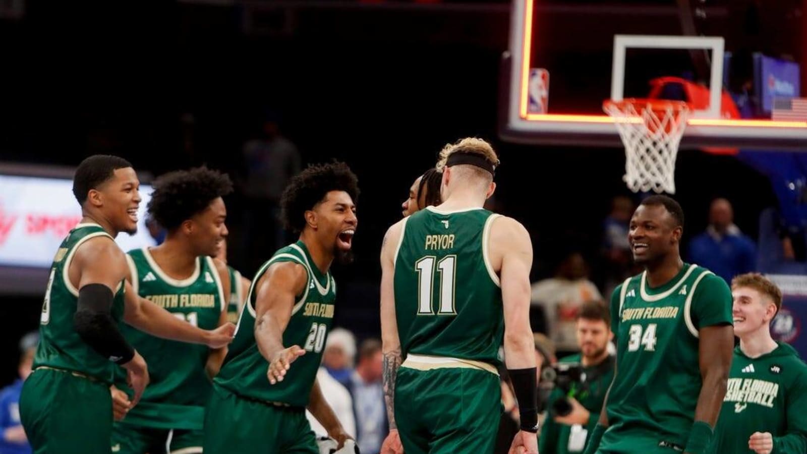 No. 25 USF tops Charlotte to win AAC regular-season title