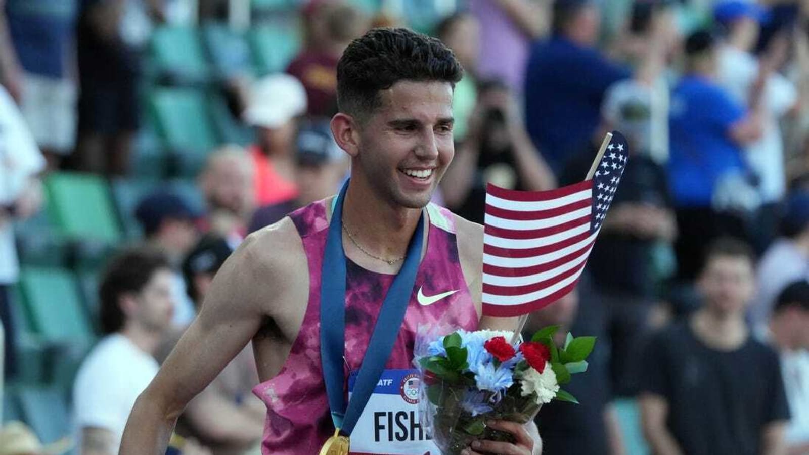 Grant Fisher wins 10,000 on first day of U.S. Track trials
