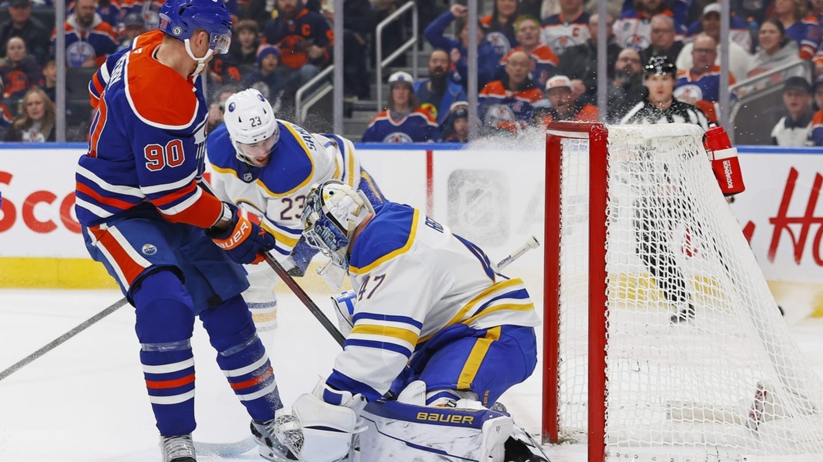 Ryan Nugent-Hopkins rallies Oilers past Sabres 3-2