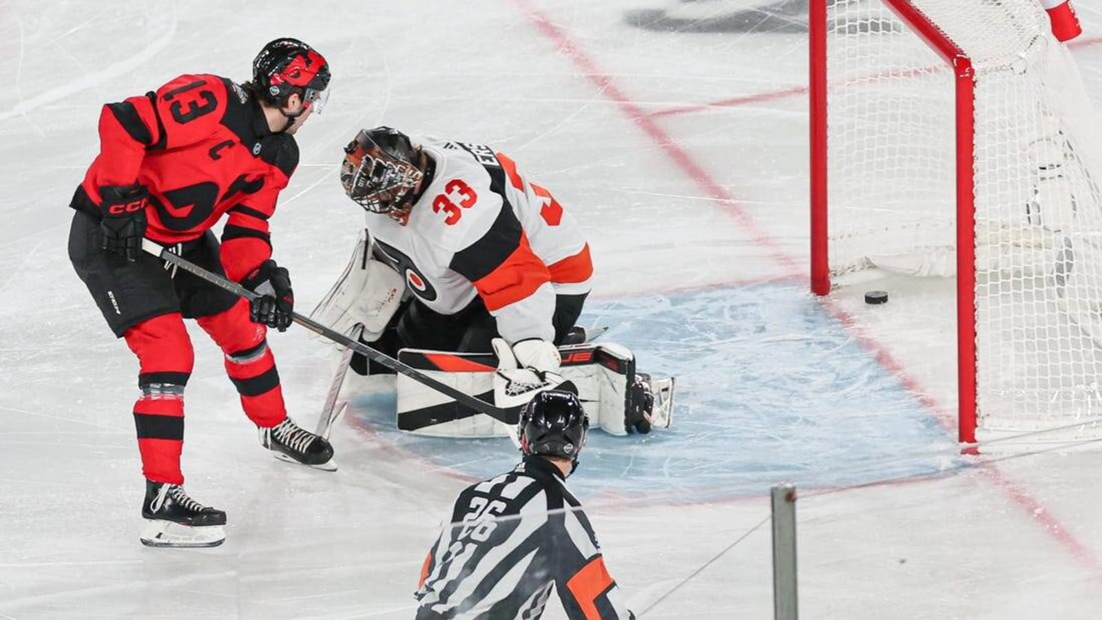 Nico Hischier, Devils double up on Flyers