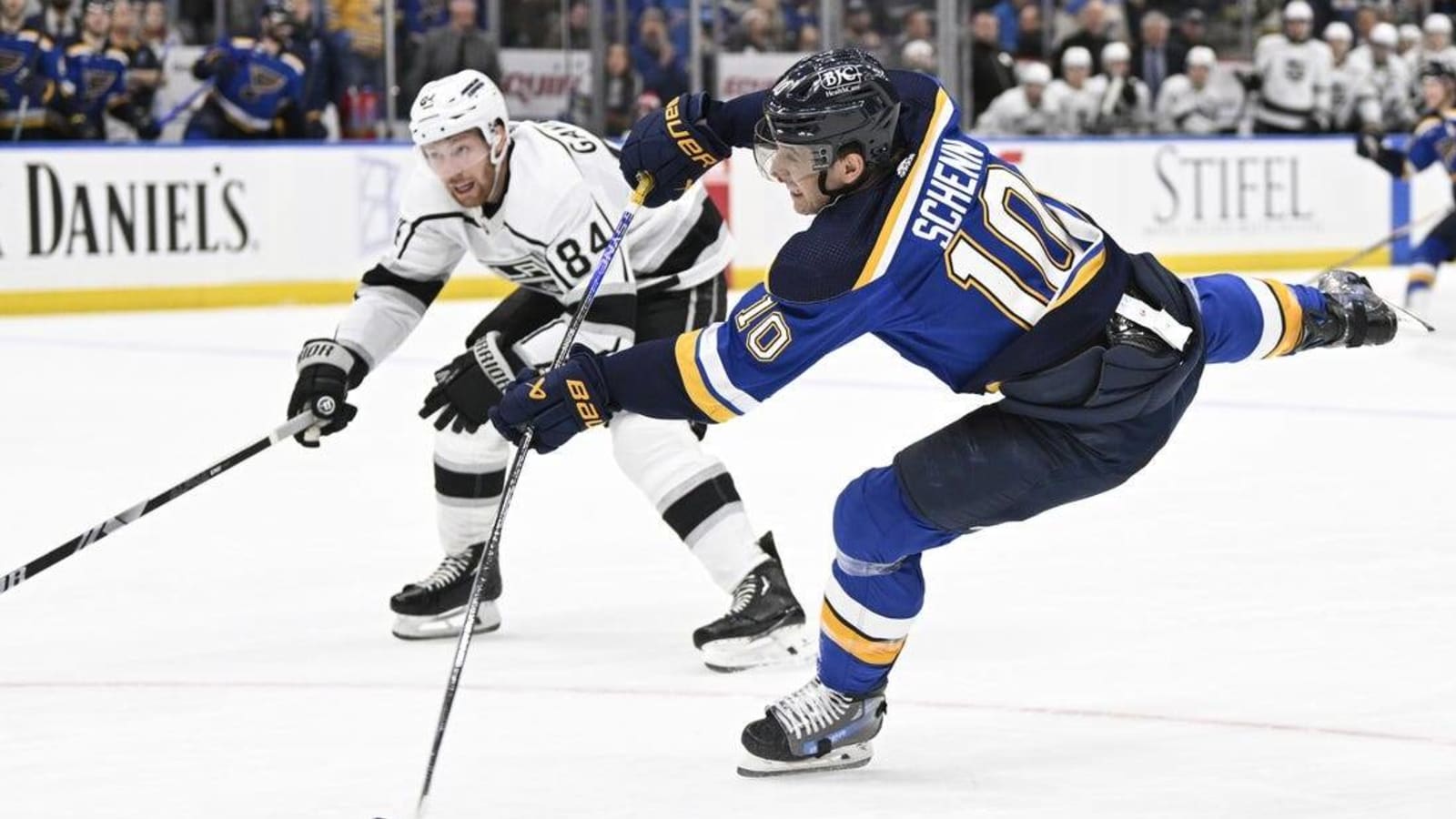 Blues get past Kings in OT to extend winning streak