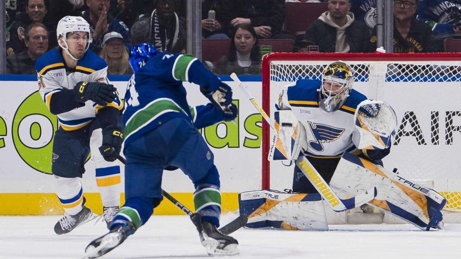 Brayden Schenn sends Blues past Canucks in OT