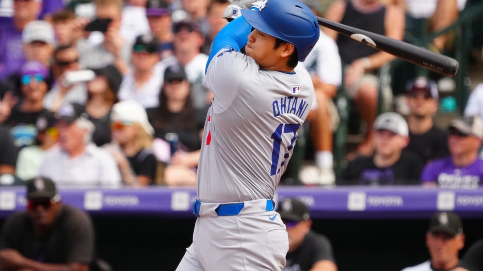 No Triple Crown for Shohei Ohtani, but Dodgers nip Rockies