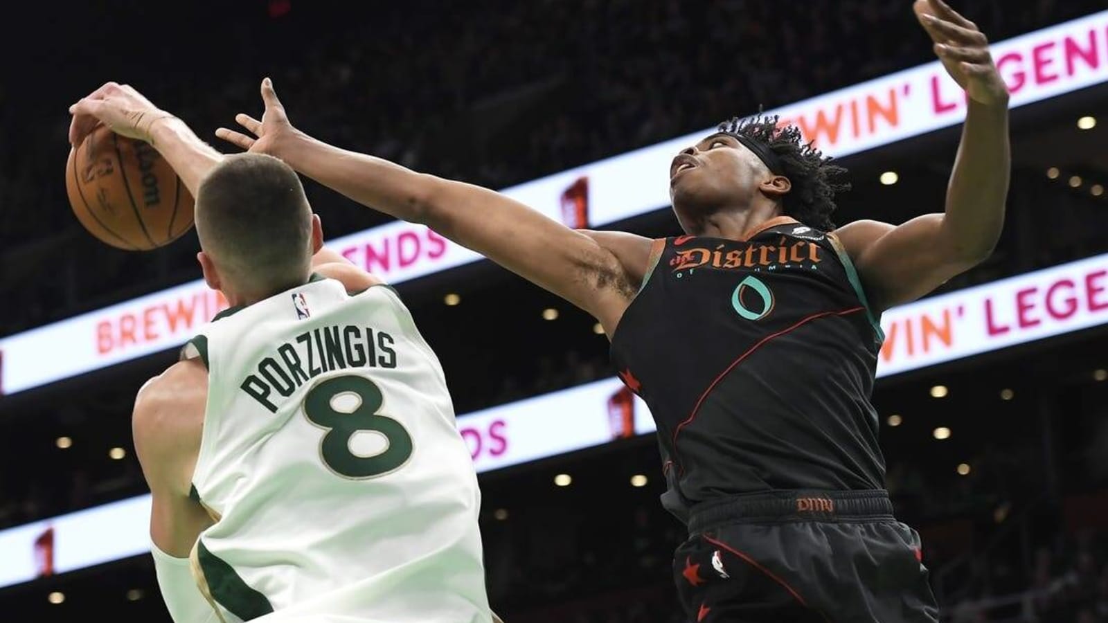 Jayson Tatum, Kristaps Porzingis carry Celtics past Wizards