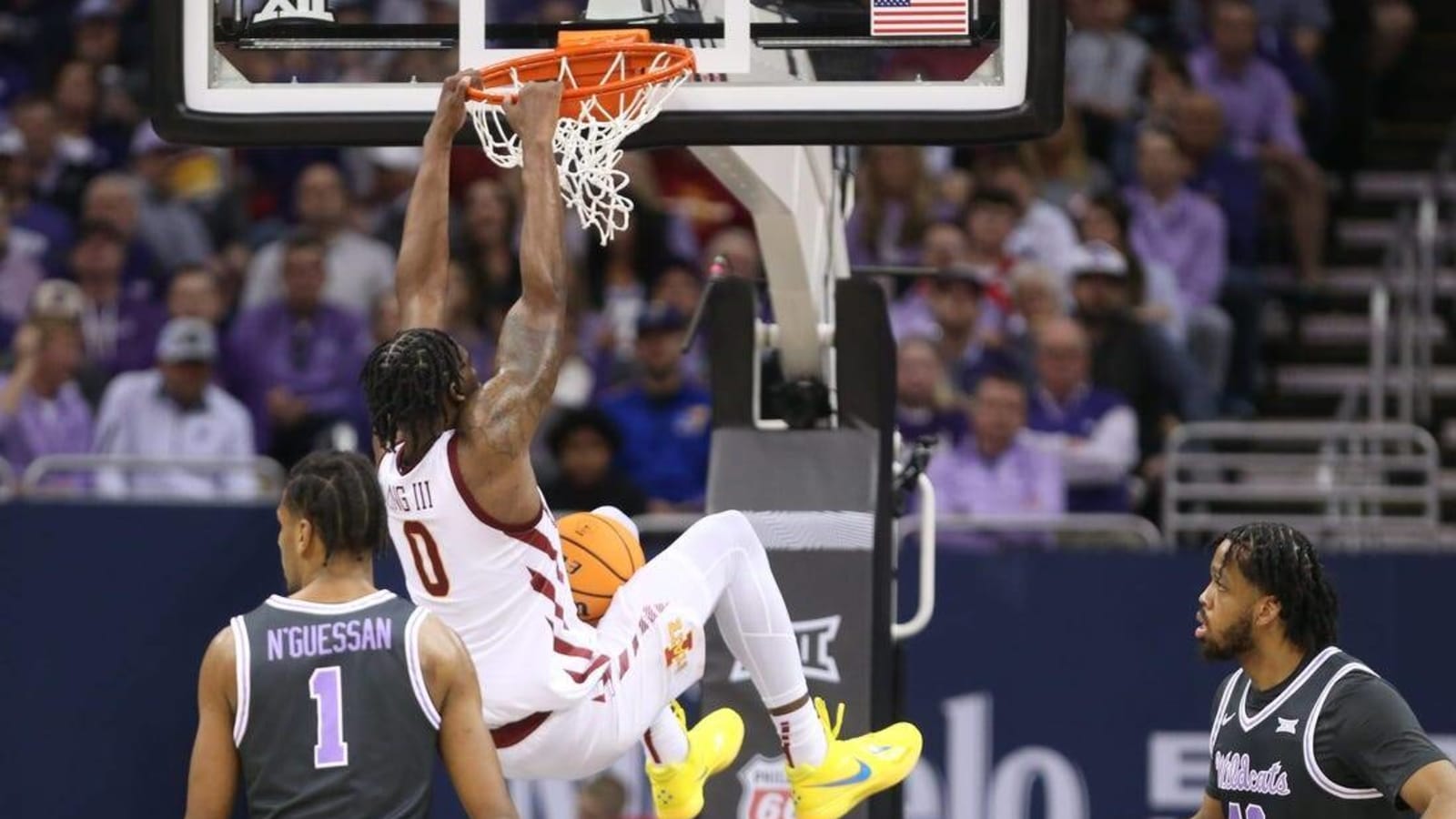 No. 7 Iowa St. defeats Kansas St., moves to Big 12 semis