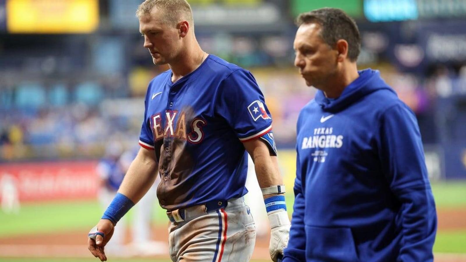 Rangers slugger Josh Jung fractures wrist