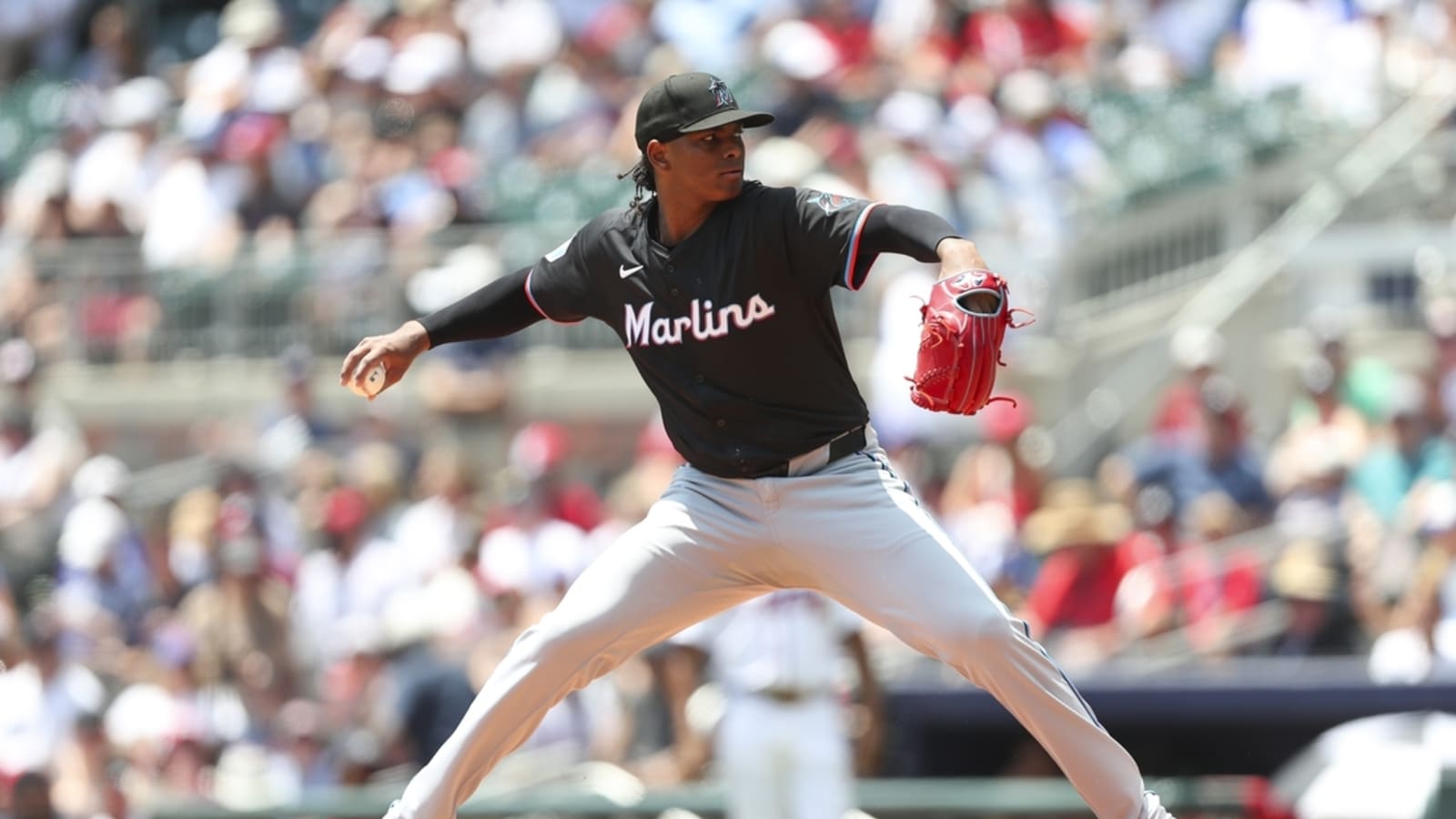 Jonah Bride&#39;s blast helps Marlins smash Braves