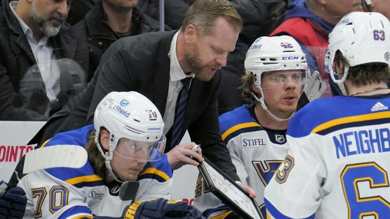 Blues hold off Wild 3-1 to snap winless skid