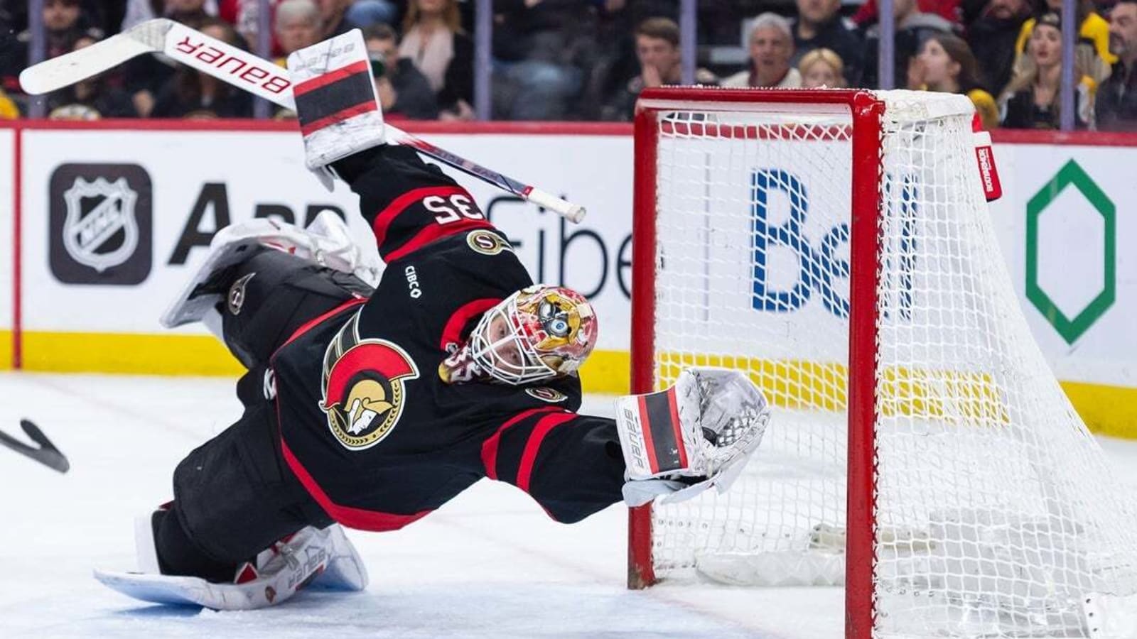 Linus Ullmark, Senators edge Blue Jackets